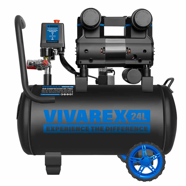 کمپرسور باد ویوارکس مدل VR2415-SS ظرفیت ۲۴ لیتر بدون روغن سایلنت